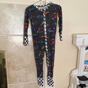 Kids Race Car Footie Pajamas